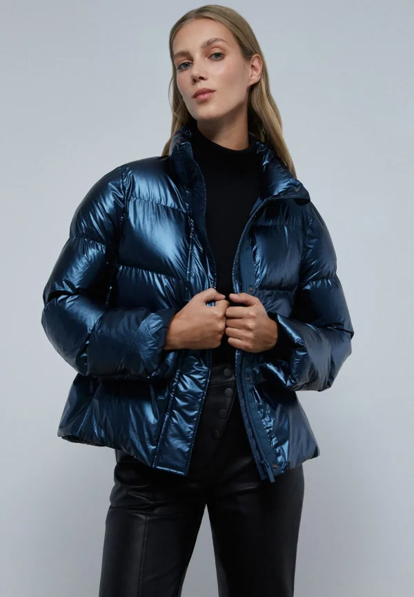 scalperscompany Abrigo Acolchado Bufanda Desmontable-Mujer Abrigos Y Chaquetas
