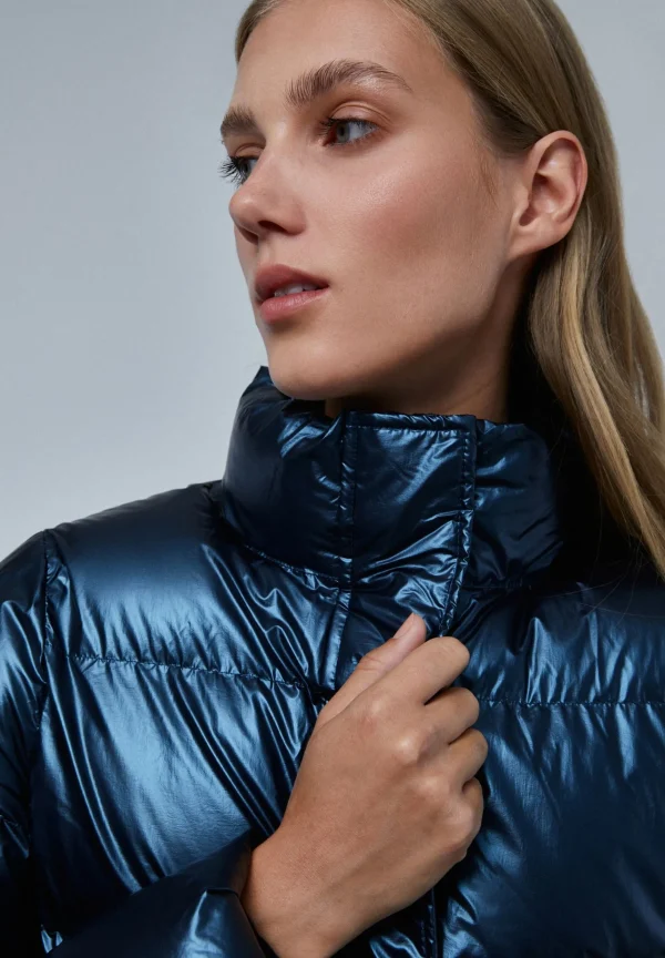 scalperscompany Abrigo Acolchado Bufanda Desmontable-Mujer Abrigos Y Chaquetas