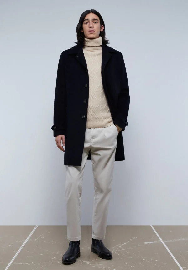 scalperscompany Abrigo Clasico Lana-Hombre Abrigos Y Chaquetas
