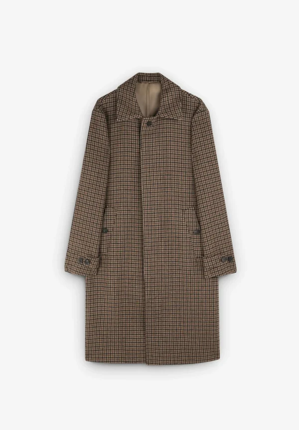 scalperscompany Abrigo Clasico Pata De Gallo-Hombre Abrigos Y Chaquetas