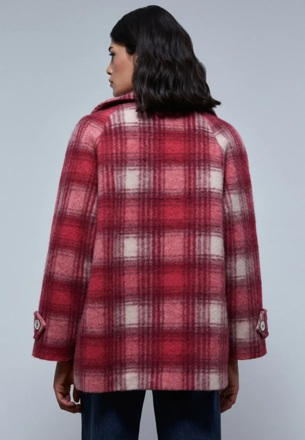 scalperscompany Abrigo Corto Cuadros-Mujer Abrigos Y Chaquetas