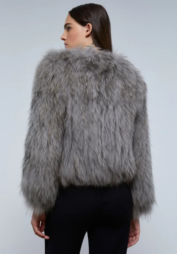 scalperscompany Abrigo Corto Pelo-Mujer Abrigos Y Chaquetas