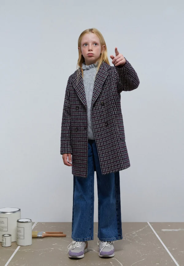 scalperscompany Abrigo Cruzado Cuadros-Niños Abrigos Y Chaquetas