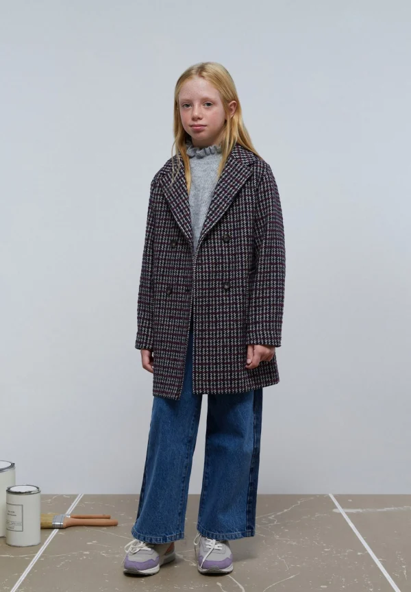 scalperscompany Abrigo Cruzado Cuadros-Niños Abrigos Y Chaquetas