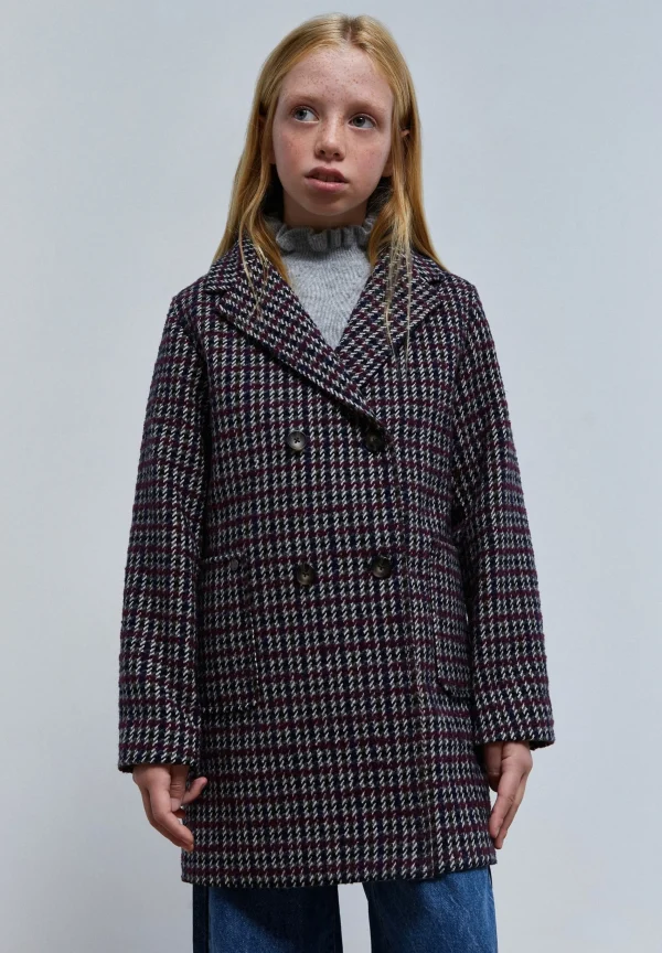scalperscompany Abrigo Cruzado Cuadros-Niños Abrigos Y Chaquetas