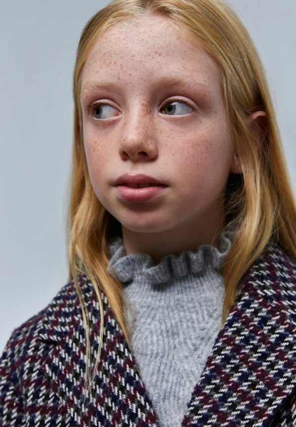 scalperscompany Abrigo Cruzado Cuadros-Niños Abrigos Y Chaquetas