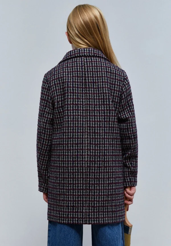 scalperscompany Abrigo Cruzado Cuadros-Niños Abrigos Y Chaquetas