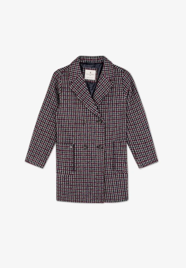 scalperscompany Abrigo Cruzado Cuadros-Niños Abrigos Y Chaquetas