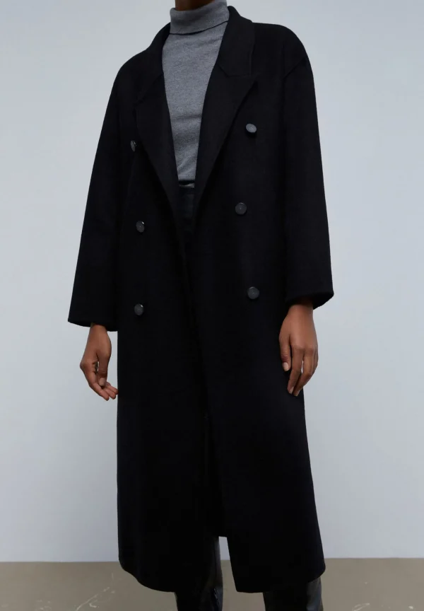 scalperscompany Abrigo Lana Bufanda-Mujer Abrigos Y Chaquetas