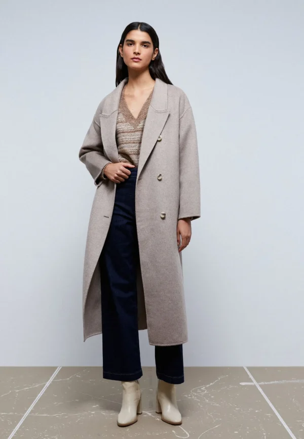 scalperscompany Abrigo Lana Bufanda-Mujer Abrigos Y Chaquetas