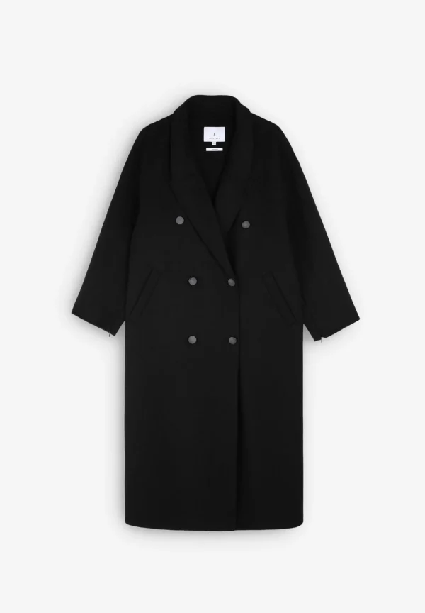 scalperscompany Abrigo Lana Bufanda-Mujer Abrigos Y Chaquetas