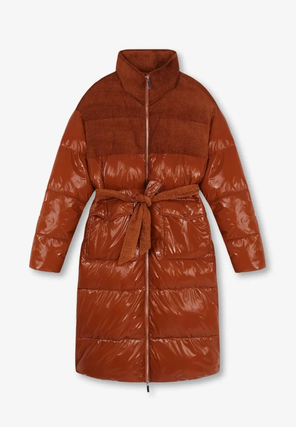 scalperscompany Abrigo Largo Acolchado-Mujer Abrigos Y Chaquetas