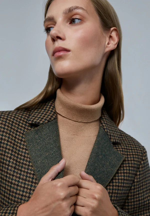 scalperscompany Abrigo Pano Cruzado-Mujer Abrigos Y Chaquetas