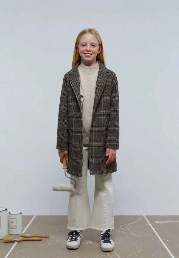 scalperscompany Abrigo Pano Cuadros-Niños Abrigos Y Chaquetas