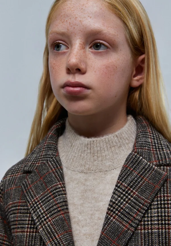 scalperscompany Abrigo Pano Cuadros-Niños Abrigos Y Chaquetas