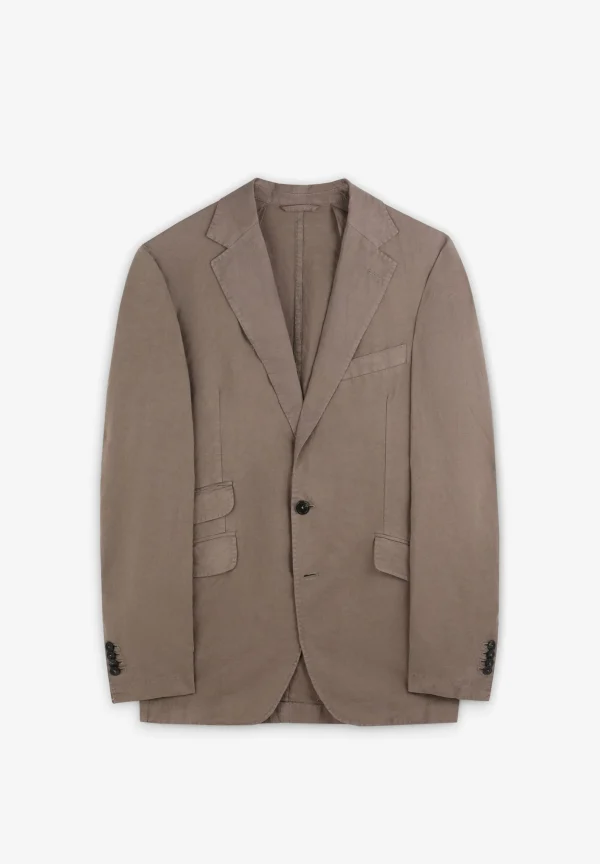 scalperscompany Americana Algodon Lino-Hombre Americanas Y Chalecos