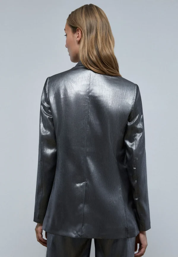 scalperscompany Blazer Cruzada Satinada-Mujer Coleccion