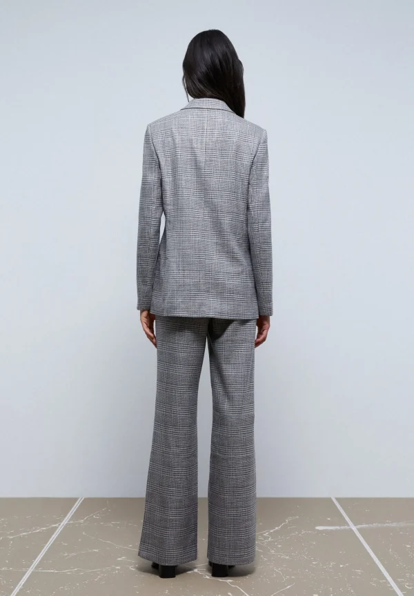 scalperscompany Blazer Cuadros Cruzada Boton-Mujer Total Look