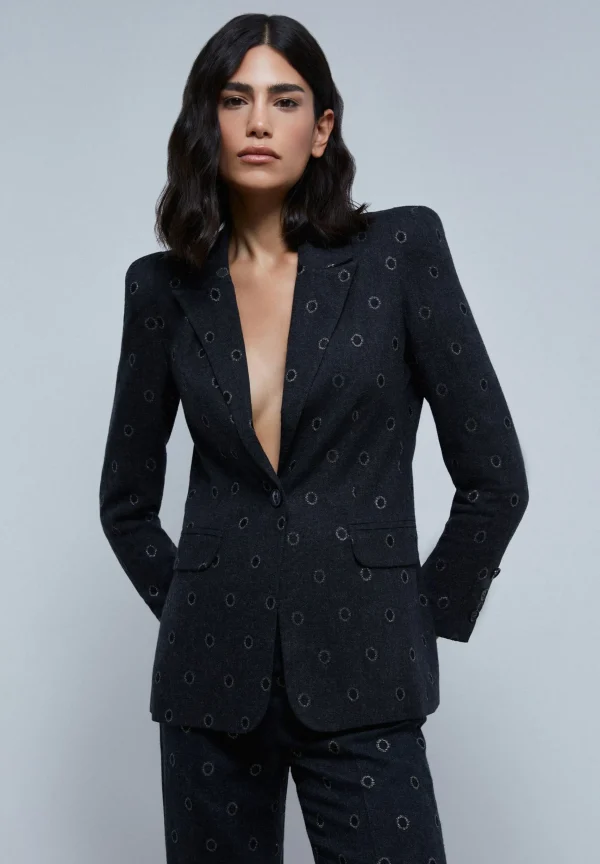 scalperscompany Blazer Detalle Circulos-Mujer Coleccion
