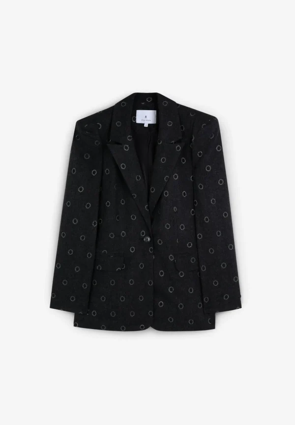 scalperscompany Blazer Detalle Circulos-Mujer Coleccion