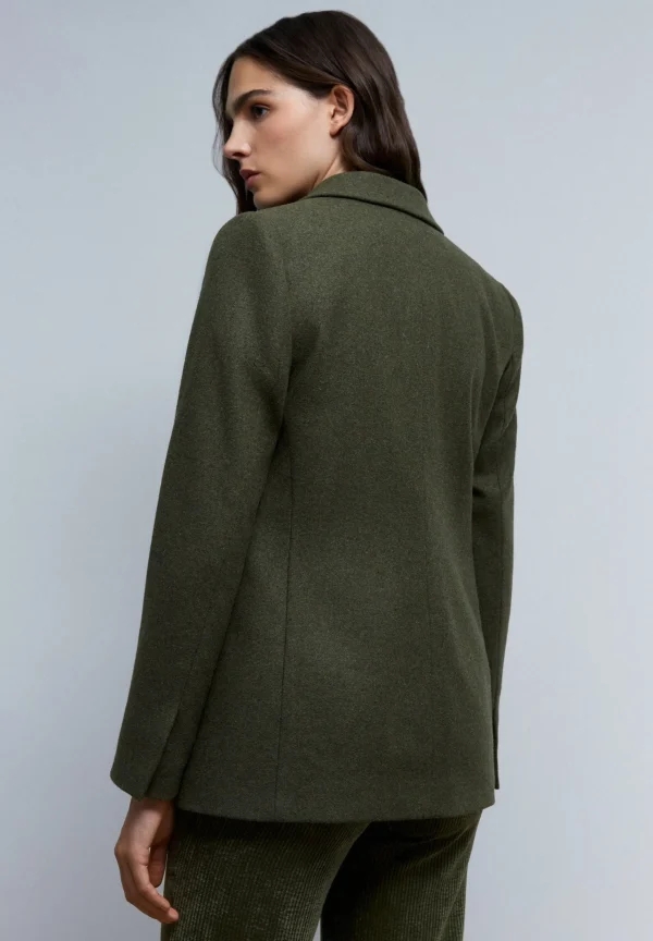 scalperscompany Blazer Detalles Pana-Mujer Blazers Y Chalecos