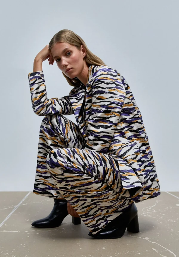 scalperscompany Blazer Estampado Animal-Mujer Coleccion
