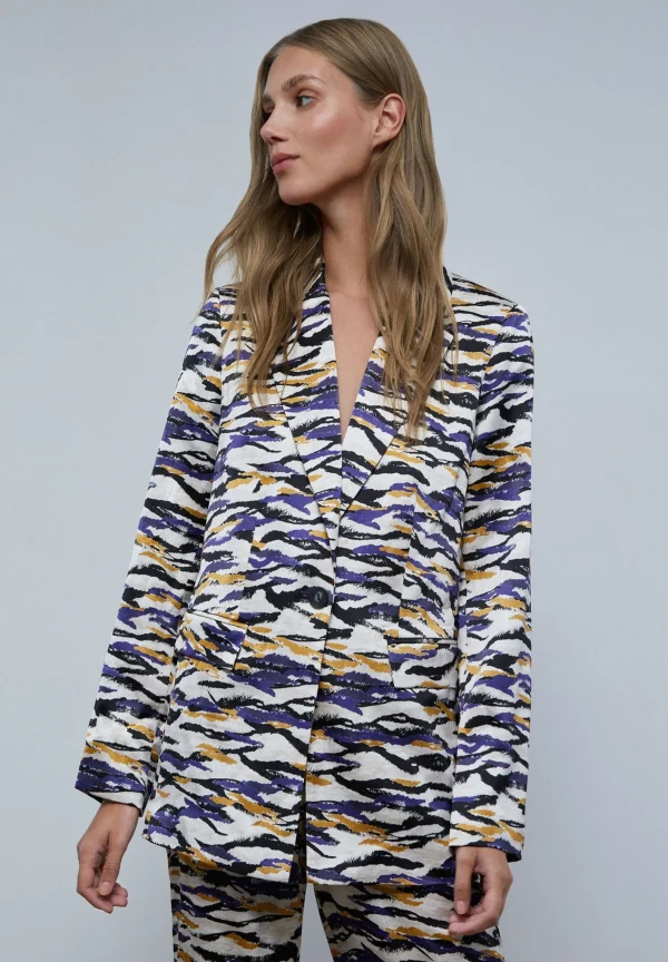 scalperscompany Blazer Estampado Animal-Mujer Coleccion