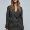 scalperscompany Blazer Ligera Metalizada-Mujer Total Look