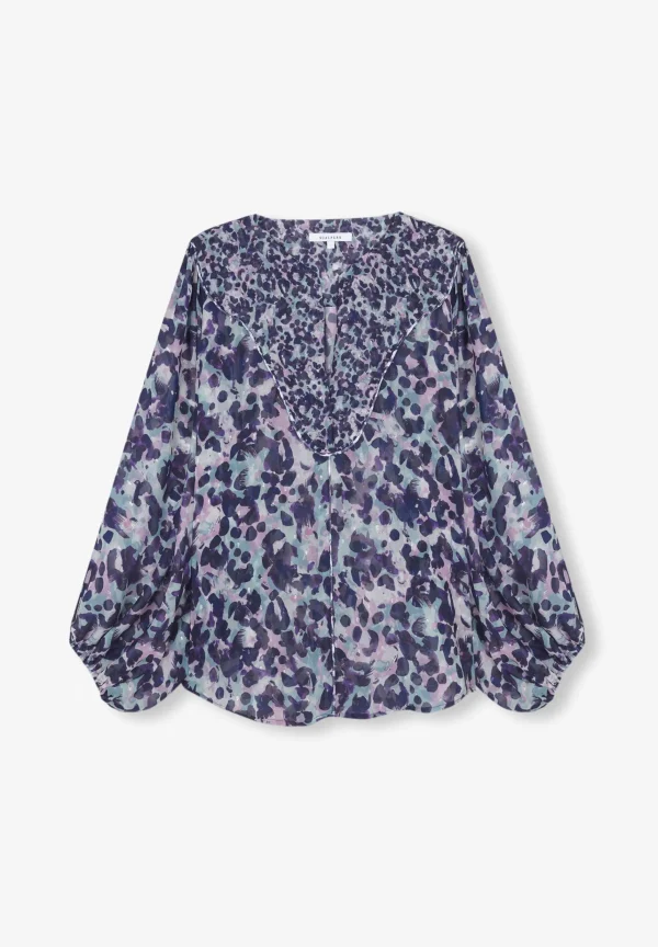 scalperscompany Blusa Animal Print-Mujer Total Look