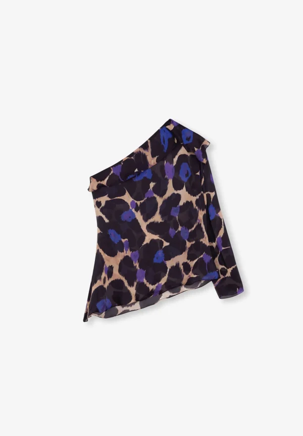 scalperscompany Blusa Asimetrica-Mujer Coleccion