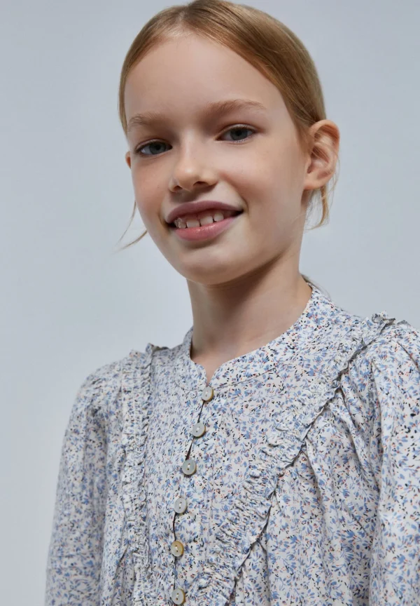 scalperscompany Blusa Flores Canesu-Niños Camisas