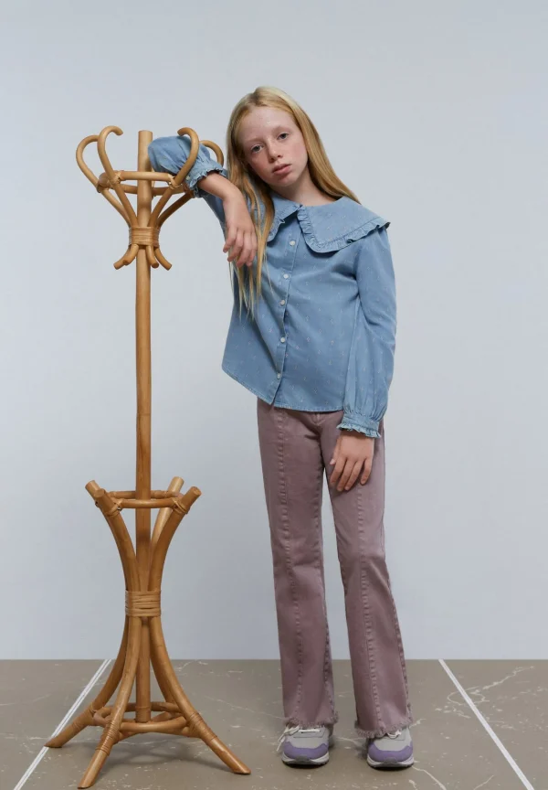 scalperscompany Blusa Jacquard Bordada-Niños Camisas