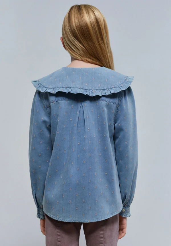 scalperscompany Blusa Jacquard Bordada-Niños Camisas
