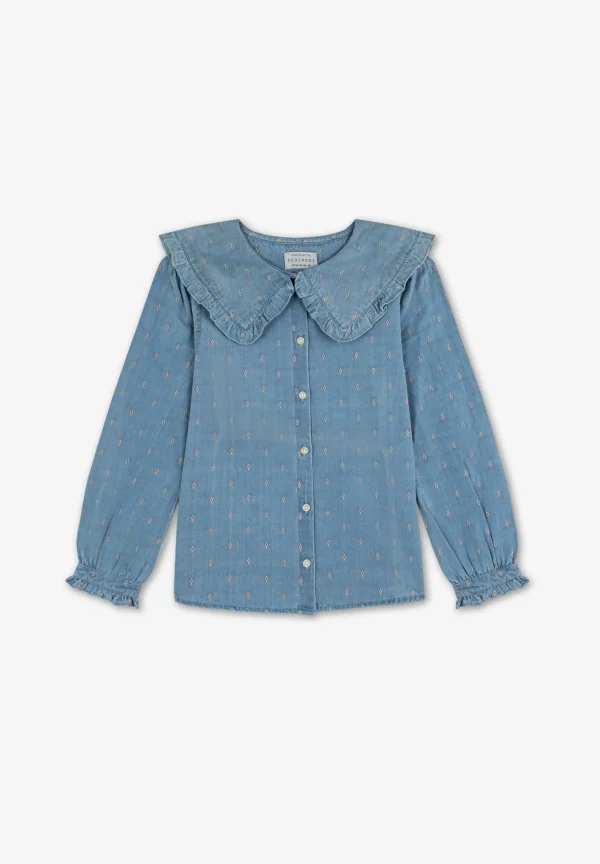 scalperscompany Blusa Jacquard Bordada-Niños Camisas