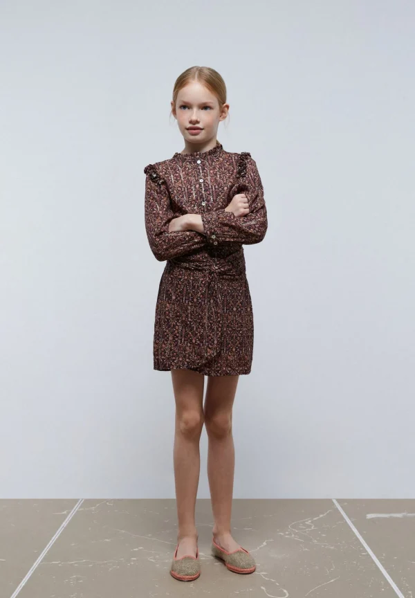 scalperscompany Blusa Print Volante-Niños Camisas
