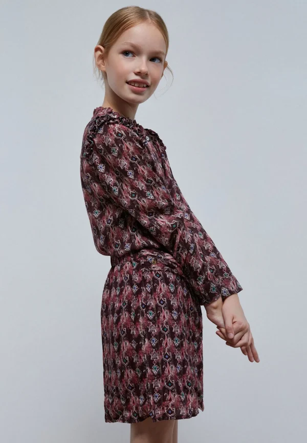 scalperscompany Blusa Print Volante-Niños Camisas