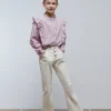 scalperscompany Blusa Rayas Volantes-Niños Camisas