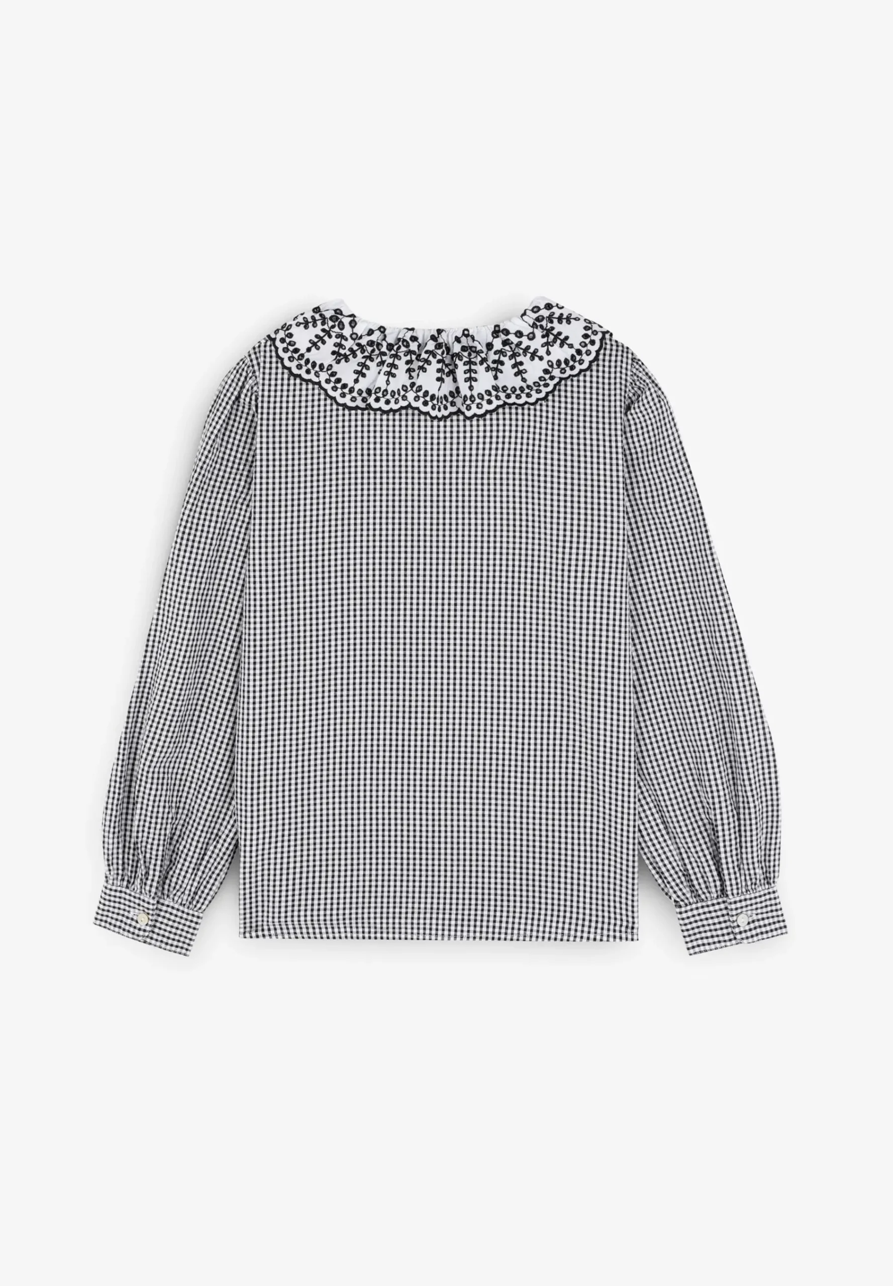 blusa_vichy_cuello_bordad_5.webp scalperscompany Blusa Vichy Cuello Bordado Suizo-Niños Camisas
