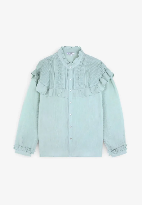 scalperscompany Blusa Volante Canesu-Mujer Camisas Y Blusas