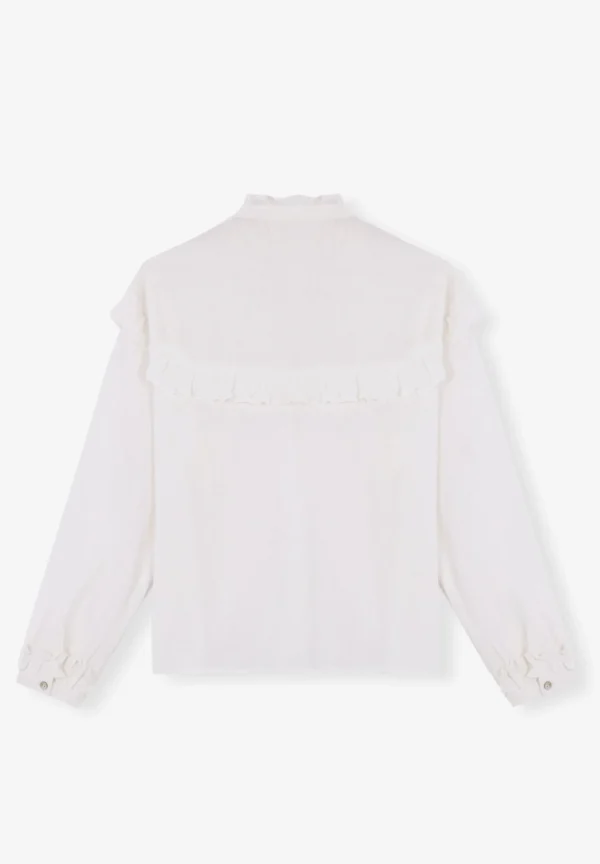 scalperscompany Blusa Volantes Canesu-Mujer Camisas Y Blusas