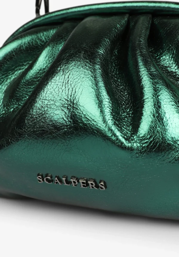 scalperscompany Bolso Clutch Metalizado-Mujer Coleccion