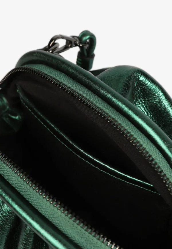 scalperscompany Bolso Clutch Metalizado-Mujer Coleccion
