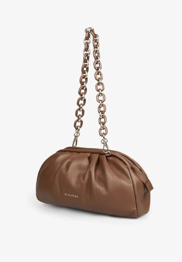 scalperscompany Bolso Clutch Piel Frunces-Mujer Coleccion