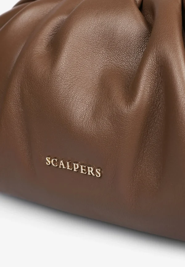 scalperscompany Bolso Clutch Piel Frunces-Mujer Coleccion