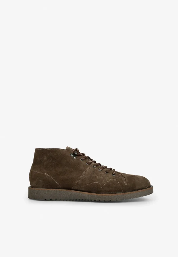 scalperscompany Botas Ante Cordones-Hombre Casual