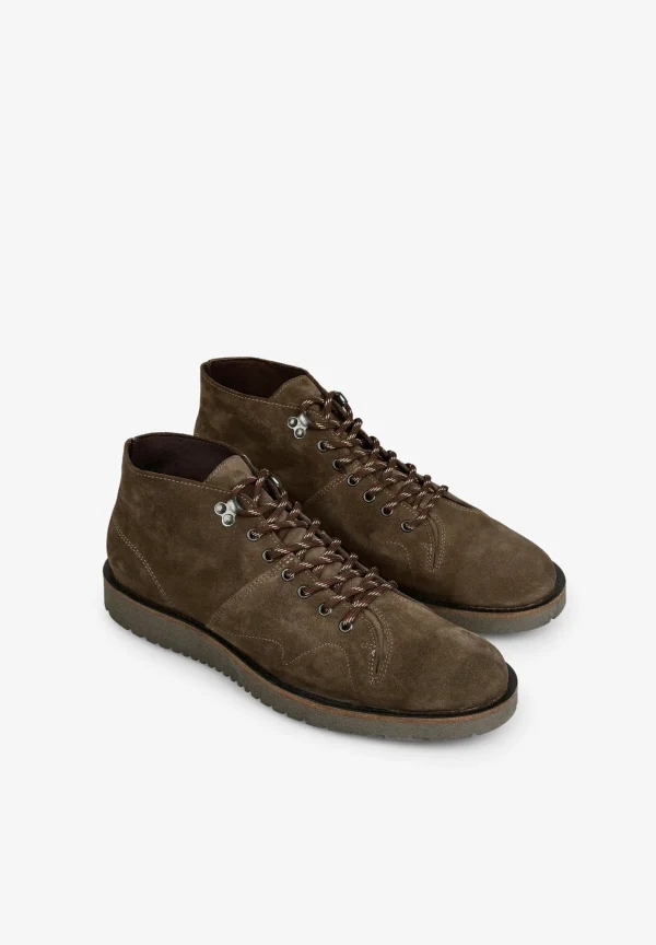 scalperscompany Botas Ante Cordones-Hombre Casual