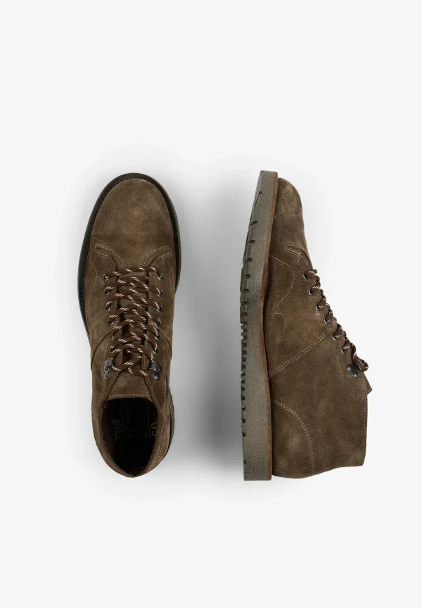 scalperscompany Botas Ante Cordones-Hombre Casual