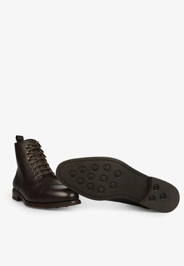 scalperscompany Botas Piel Cordones-Hombre Casual