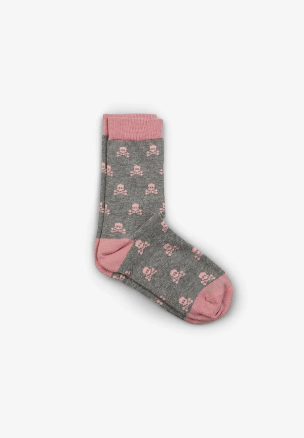 scalperscompany Calcetines Calavera All Over-Niños Calcetines