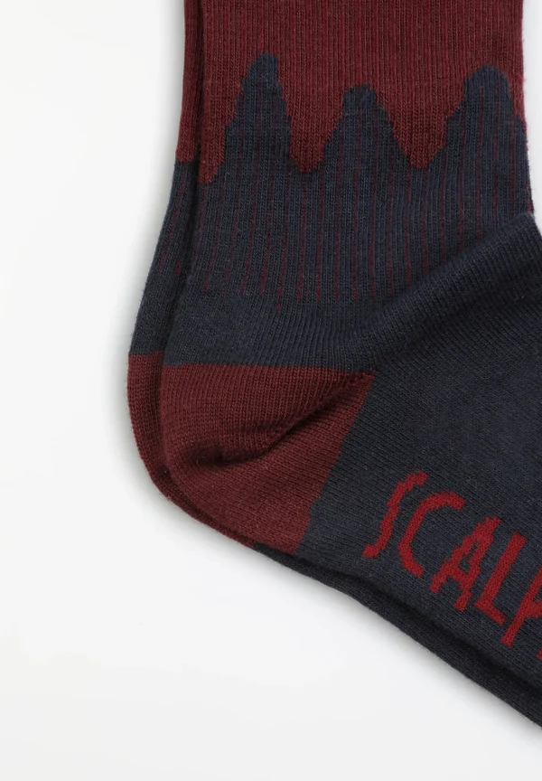scalperscompany Calcetines Calavera Bicolor-Niños Calcetines